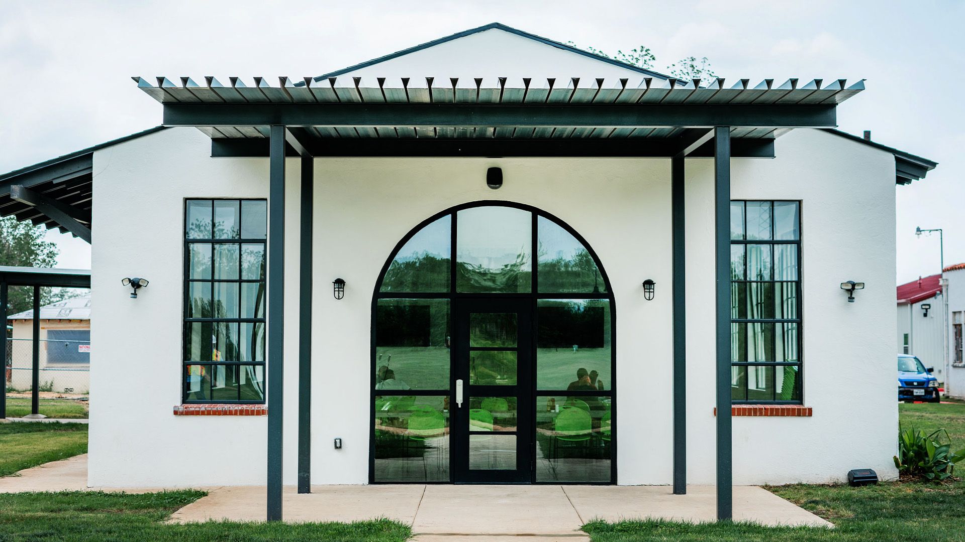 Modern Wrought Iron Entry Doors in Central Texas