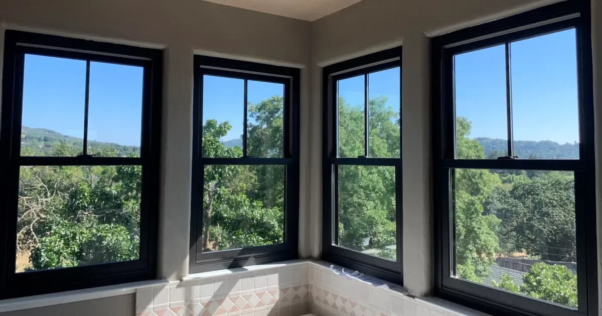 Large interior windows